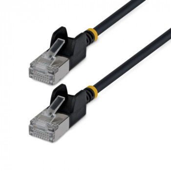 StarTech plāns Cat6a U/FTP savienojuma kabelis RJ45, 0,8 m, melns