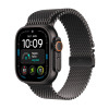 Apple Watch Ultra 4 GPS + Cellular 49mm melna titāna korpuss ar melnu titāna Milanese cilpu - L