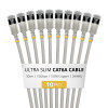 StarTech.com slaids Cat6a U/FTP savienojuma kabelis RJ45, 0,3 m, pelēks, 10 gab.