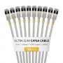 StarTech.com slaids Cat6a U/FTP savienojuma kabelis RJ45, 0,15 m, pelēks, 10 gab.