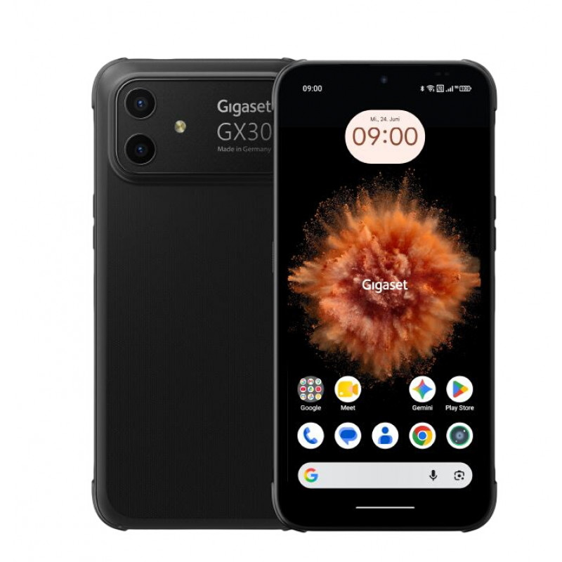 Gigaset GX30 izturīgais viedtālrunis Titanium melns, 16,7 cm, 128 GB, 6,58 inch