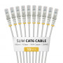 StarTech.com Slim Cat6 U/UTP savienojuma kabelis RJ45, 1 m, pelēks, 10 gab.