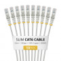 StarTech.com Slim Cat6 U/UTP savienojuma kabelis RJ45, 0,5 m, pelēks, 10 gab.