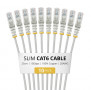 StarTech.com Slim Cat6 U/UTP savienojuma kabelis RJ45, 0,25 m, pelēks, 10 gab.