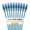 StarTech.com Slim Cat6 U/UTP savienojuma kabelis RJ45, 0,25 m, zils, LSZH, 10 gab.