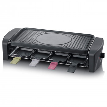 Severin Raclette grils (RG 9646), melns, 1400 W