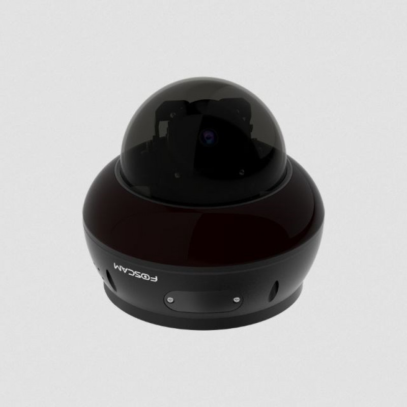 FOSCAM kamera PoE D8ET 8MP melna