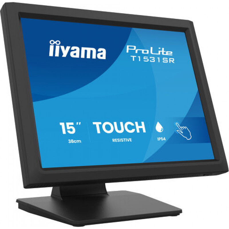 Iiyama T1531SR-B2S 15 inch skārienjūtīgais monitors, VA, HDMI, VGA, DisplayPort