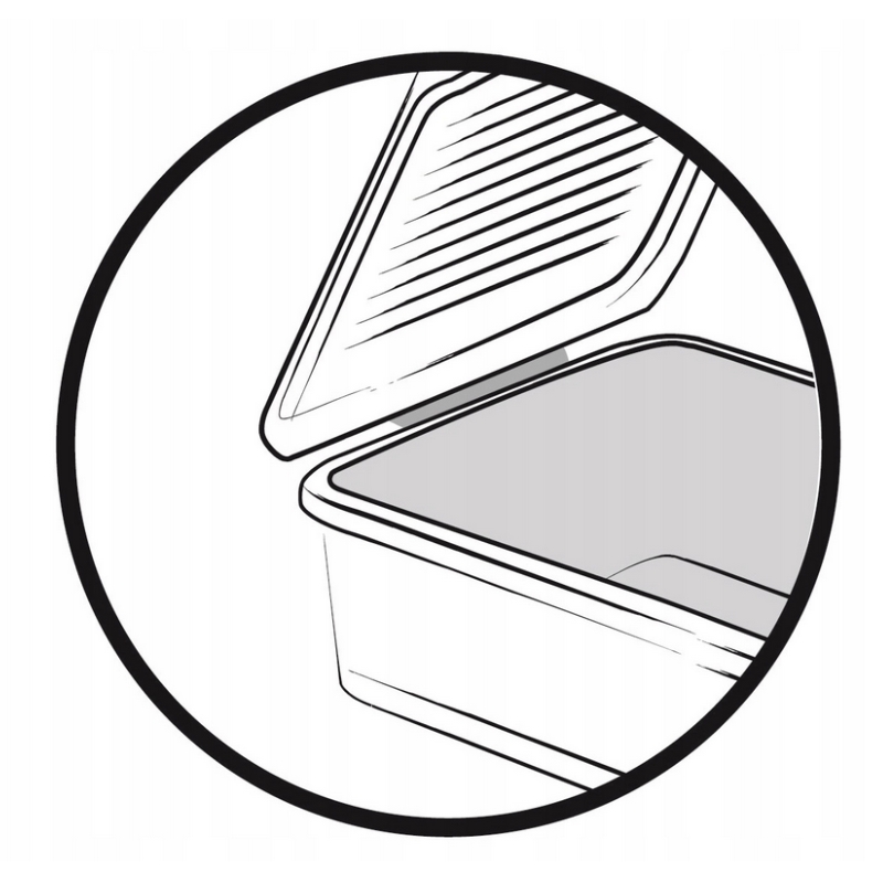 keeeper Leonie Clip Box ar vāku, 5.4 L, caurspīdīga (1115700100000)
