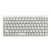 Cherry Slim Line G84-4100 kompakta klaviatūra, PS/2 + USB, 83 taustiņi, vācu izkārtojums (QWERTZ), gaiši pelēka