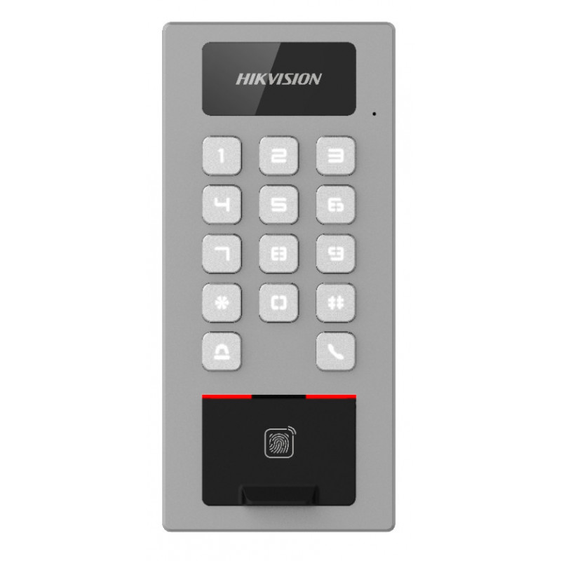 Hikvision DS-K1T502DBFWX piekļuves kontroles lasītājs pelēks