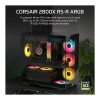Corsair 2800X RS-R ARGB panorāmas stikla Micro-ATX datora korpuss, melns