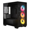 Corsair 2800X RS-R ARGB panorāmas stikla Micro-ATX datora korpuss, melns