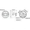 Hikvision DS-2CD2343G2P-LISU/SL 4MP 180° panorāmas kupola IP kamera, melna