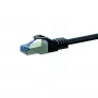 DSIT Cat6a S/FTP savienojuma kabelis, 50 m, melns, LSZH