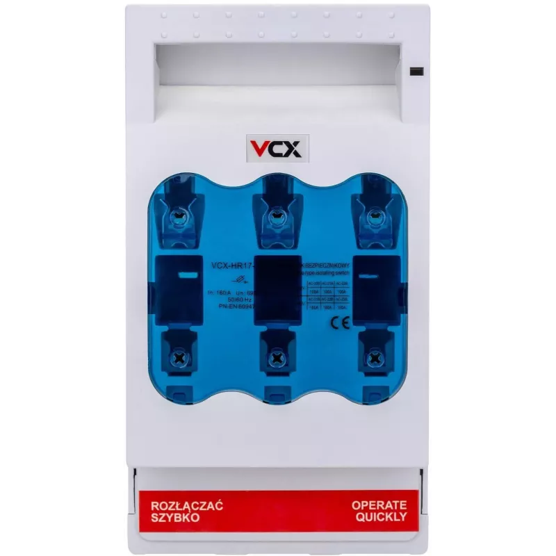 VCX-HR17-160 Drošinātājpārtraucējs 3P 160A NH00
