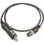 Honeywell CT50-MC-CABLE barošanas kabelis, no cigarešu šķiltavas kontaktdakšas uz 3 kontaktu savienotāju, priekš Dolphin CT50