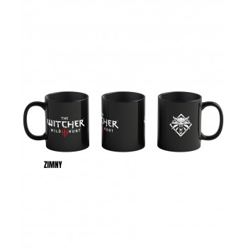 CENEGA PUBLISHING Krūze Good Loot The Witcher 3 Art Heat Reveal - Witcher Signs 480 ml Melna