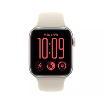 Apple Watch SE 3 GPS + Cellular 40 mm Starlight alumīnija korpuss ar smilškrāsas sporta siksniņu, S/M