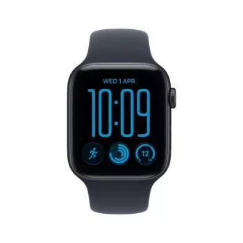 Apple Watch SE 3 GPS + Cellular 40 mm Midnight alumīnija korpuss ar zilu sporta siksniņu, M/L