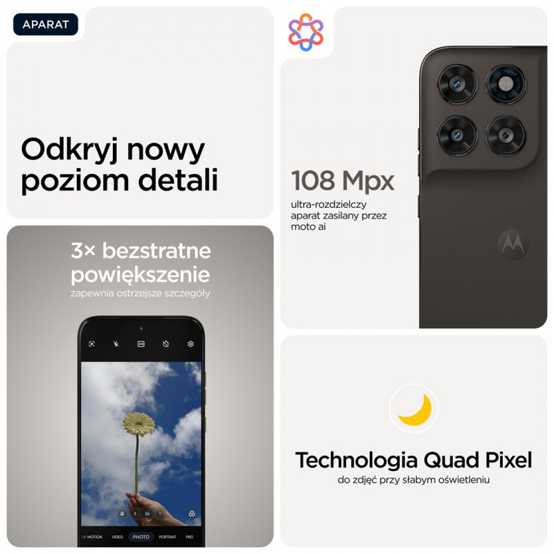 Motorola moto g77 17,3 cm (6,8) Hybrid Dual SIM Android 16.0 5G USB Type-C 8 GB 128 GB 5200 mAh melns viedtālrunis