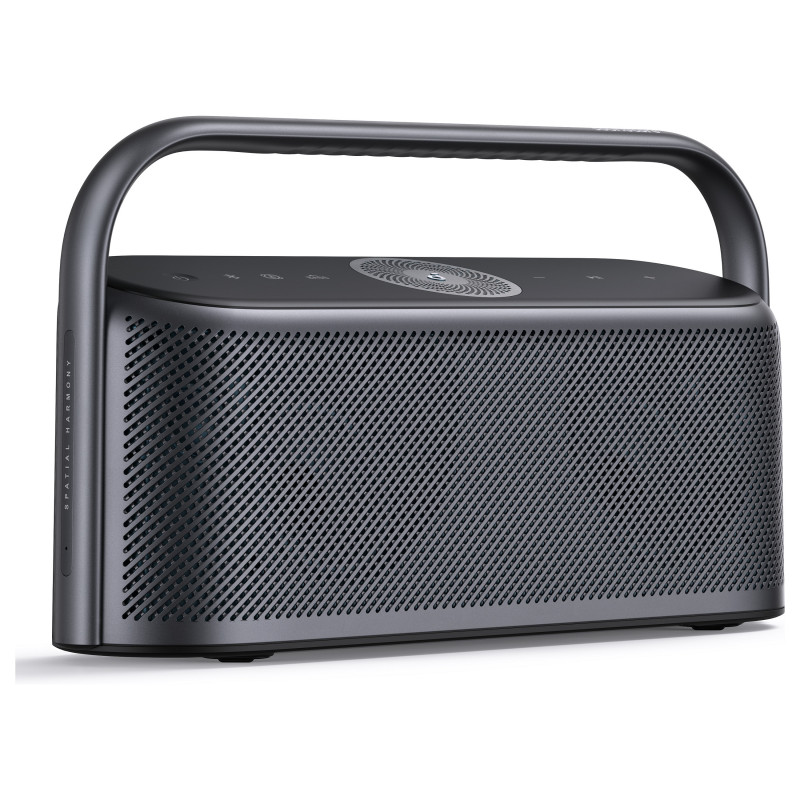 Anker Soundcore Motion X600 Hi-Res Bluetooth skaļrunis, telpiskais audio, 50W, atskaņošana līdz 12 stundām, IPX7, LDAC