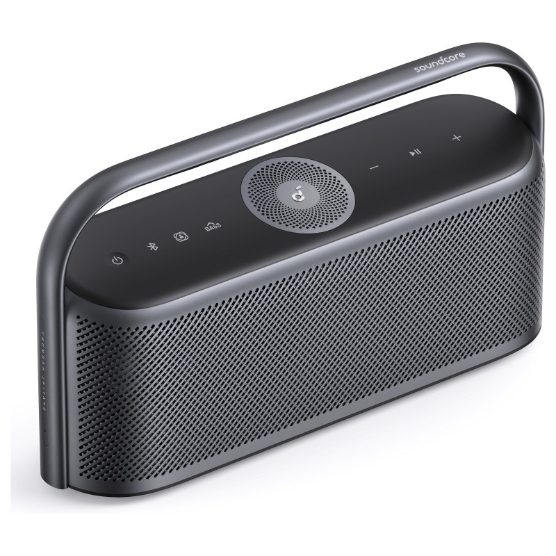 Anker Soundcore Motion X600 Hi-Res Bluetooth skaļrunis, telpiskais audio, 50W, atskaņošana līdz 12 stundām, IPX7, LDAC