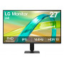 LG 27U411B-B monitors, melns