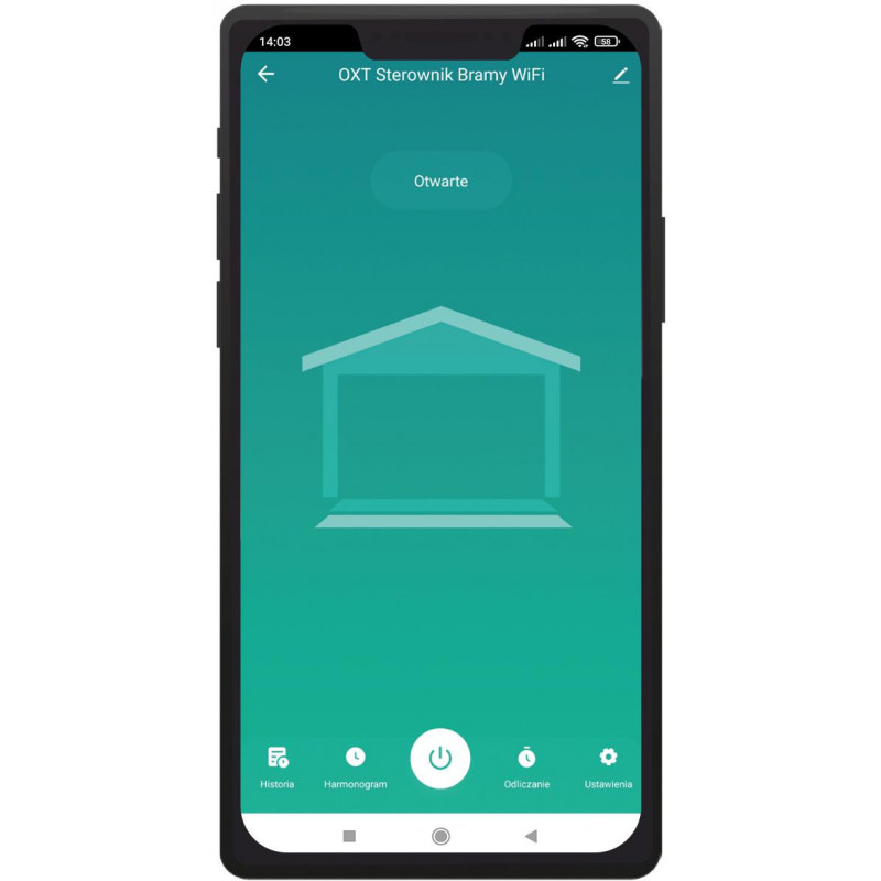 OXT T210GL Wi-Fi Tuya garāžas durvju modulis, bez sensora