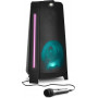MEDION P61552 Bluetooth ballīšu skaļrunis ar mikrofonu un FM radio, 2 x 22 W RMS, melns