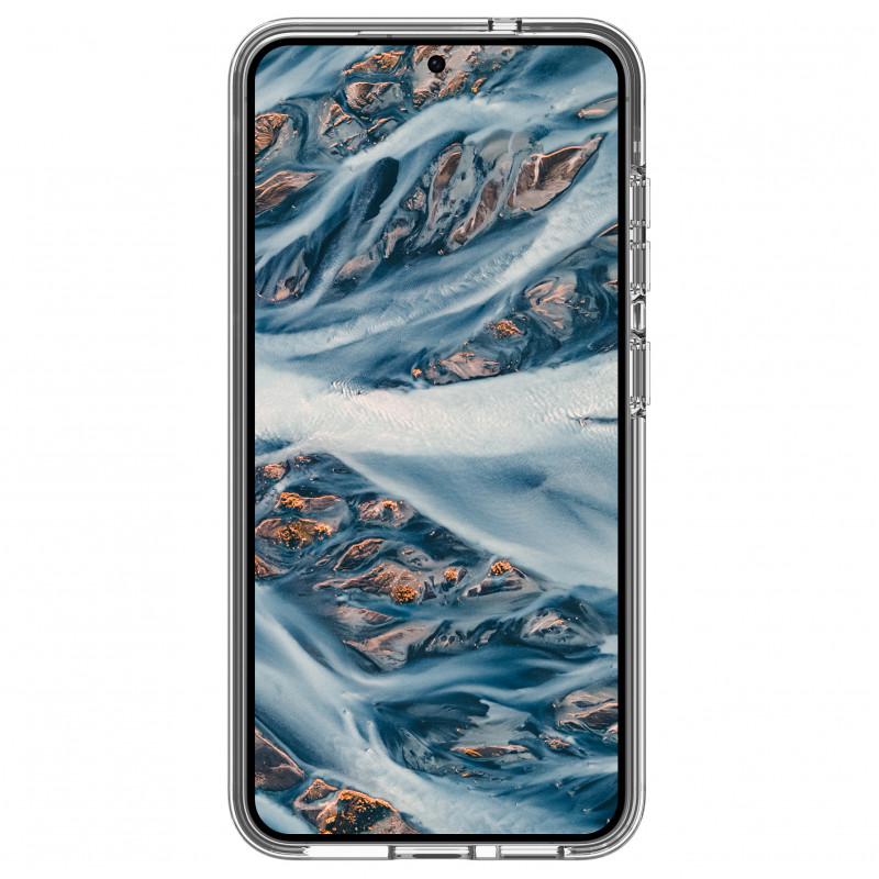 dbramante1928 Iceland Pro Qi2 aizmugurējais vāciņš Samsung Galaxy S25+, saderīgs ar MagSafe, caurspīdīgs