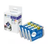 G&G saderīgu tintes kasetņu komplekts Epson T1285 (C13T12854012), melna/ciāna/fuksīna/dzeltena