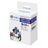 G&G saderīgu tintes kasetņu komplekts Epson T1285 (C13T12854012), melna/ciāna/fuksīna/dzeltena