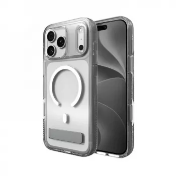 Zagg Crystal Palace Snap ar statīvu iPhone 18 Pro Max / 17 Pro Max caurspīdīgs viedtālruņa maciņš