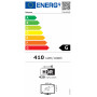 Hisense 75WH80GE 75 inch augsta spilgtuma displejs skatlogiem, 4K UHD, 4000 cd/m², 24/7, Android