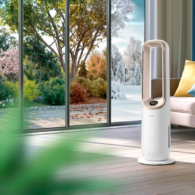 Philips Air Performer 8000 sērijas AMF870/16 3-in-1 gaisa attīrītājs ar ventilatoru un sildīšanas funkciju