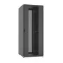 EFB-Elektronik PRO 19 inch serveru skapis 24U 800x1000 mm, priekšējās + aizmugurējās durvis viengabalainas, RAL9005 (PRO-2480TS.P1)