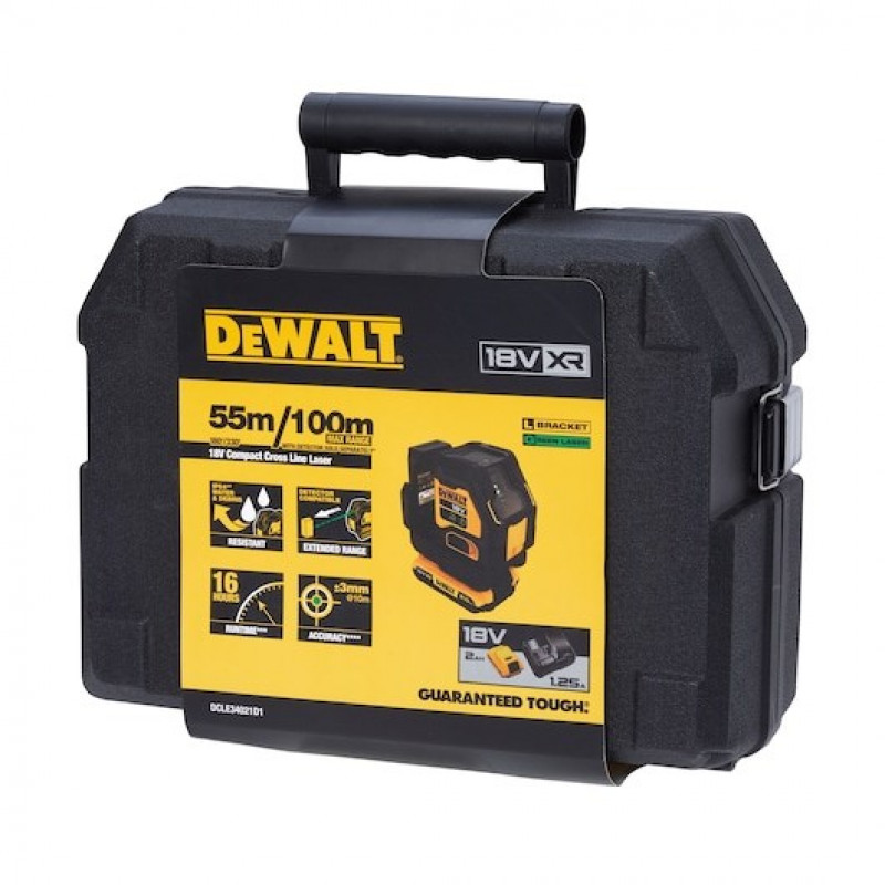 DeWALT DCLE34021D1-QW lāzera līmeņrādis