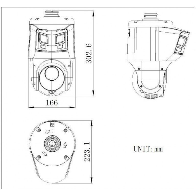 Hikvision DS-2SE4C225MWG-E/26(F0) IP drošības kamera