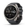 Garmin Fenix 9 Pro – 51mm titāna viedpulkstenis ar grafīta/melno silikona siksniņu