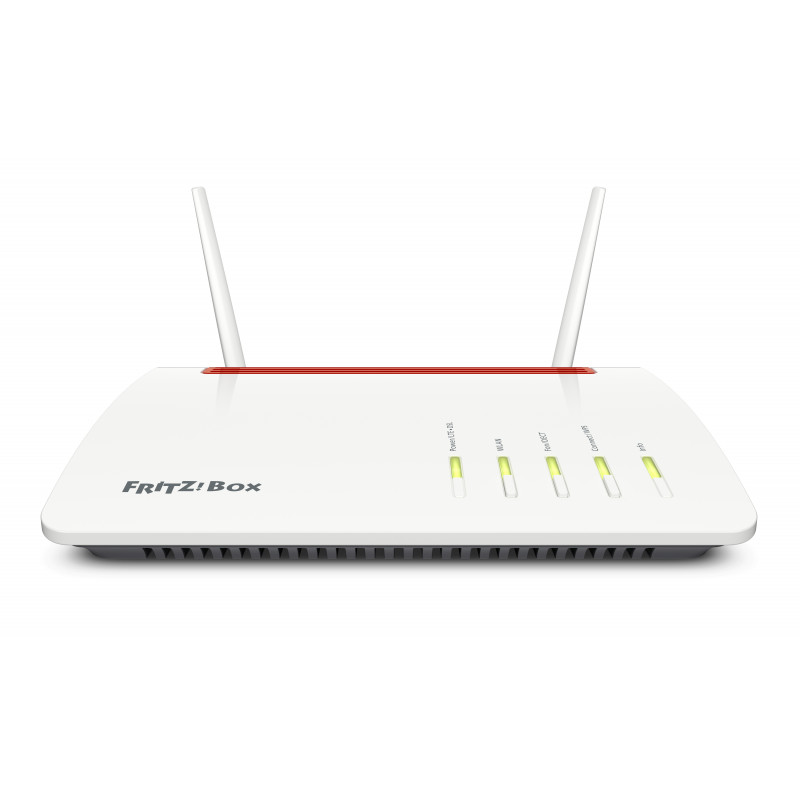 AVM FRITZ!Box 6890 LTE bezvadu maršrutētājs, DSL/WWAN, 4 portu GigE komutators, 802.11a/b/g/n/ac divjoslu, VoIP tālruņa adapteris (DECT)