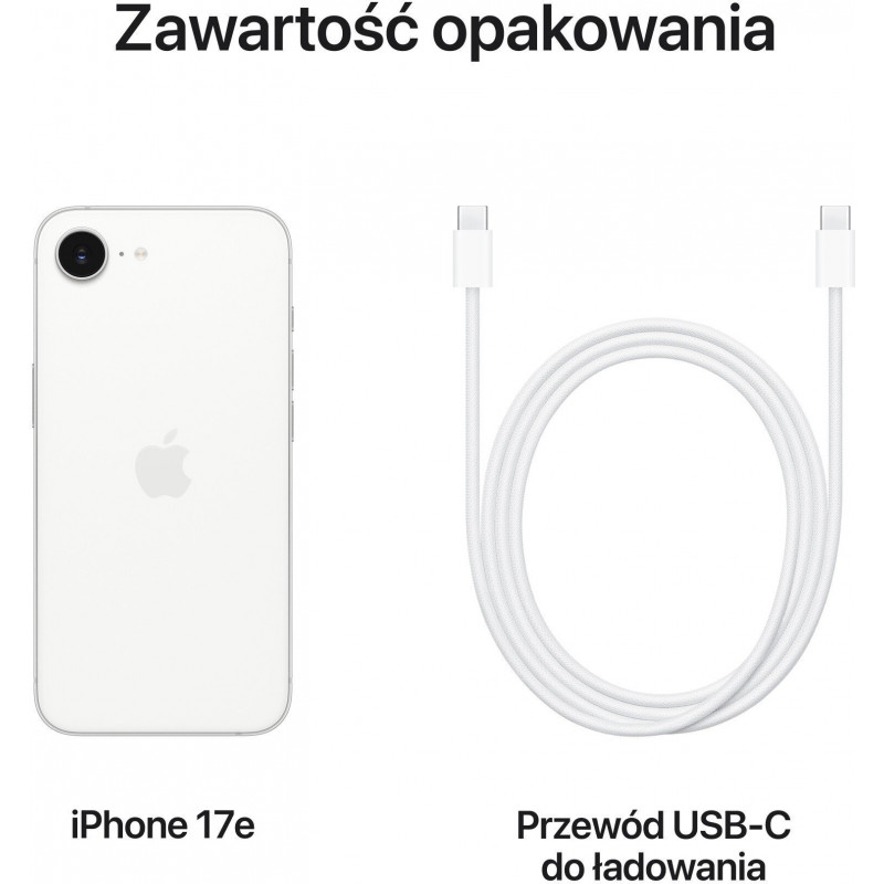 Viedtālrunis Apple iPhone 17e 5G 8/512GB Balts (MHU04)