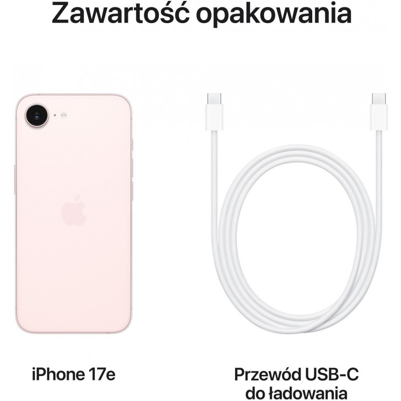 Viedtālrunis Apple iPhone 17e 5G 8/512GB Rozā (MHU34)