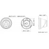 HIKVISION DS-2CD23126G3-IS2UY/SL(2.8mm)(eF) melna Turret 12MP EasyIP 4.0 Plus (DS-2CD23126G3-IS2UY/SL(2.8)(eF)BLACK) drošības kamera
