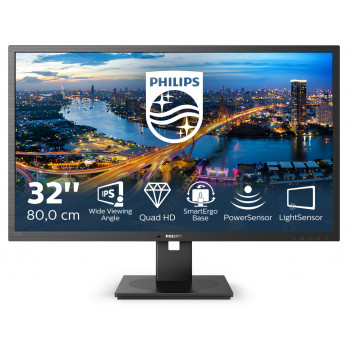 Philips 325B1L/00 datora monitors 80 cm (31,5 inch), 2K Ultra HD, LCD, melns