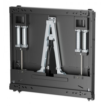 Manhattan augstumā regulējams TV sienas stiprinājums ar Lift&Lock sistēmu, 55–75 inch, 35–65 kg, melns (462723)