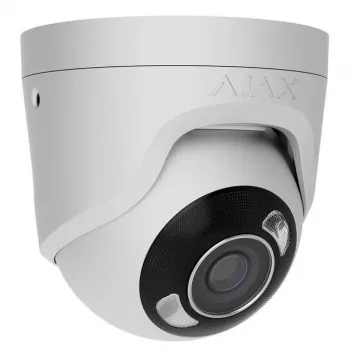 Ajax TurretCam HL tīkla kamera, 8 MP, 2,8 mm, balta