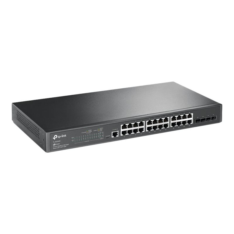 TP-Link Omada SG3428 (JetStream) 24 portu gigabitu komutators, 4x SFP, V2.4