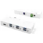 EXSYS EX-1189HMVS-3W interfeisa centrmezgls USB 3.2 Gen 1 (3.1 Gen 1) Type-B balts