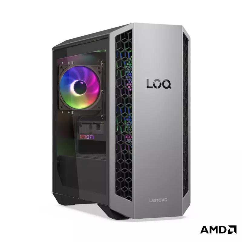Lenovo LOQ Tower 26ADR10 galddators - AMD Ryzen 7 8745HX, 32GB RAM, 1TB SSD, NVIDIA GeForce RTX 5050 8GB, Windows 11 Home
